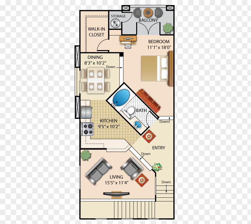 Handdrawn House Floor Plan Gilbert PNG