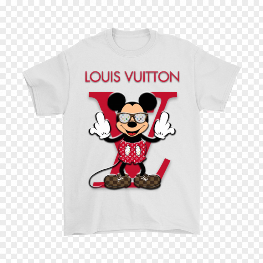 Mickey Mouse T-shirt Hoodie Louis Vuitton PNG