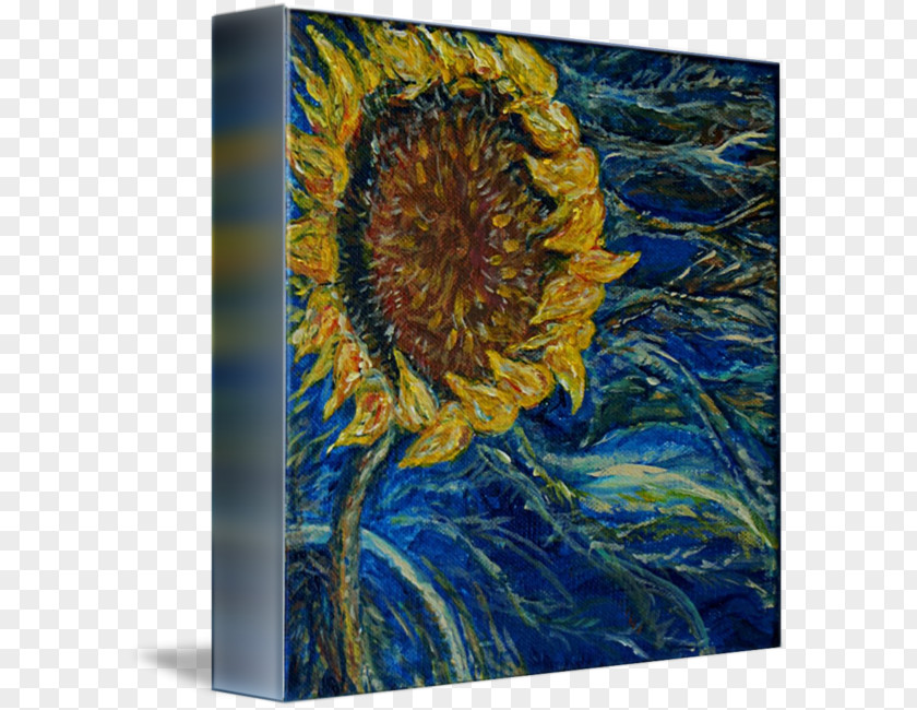 Painting Modern Art Sunflower Seed M PNG