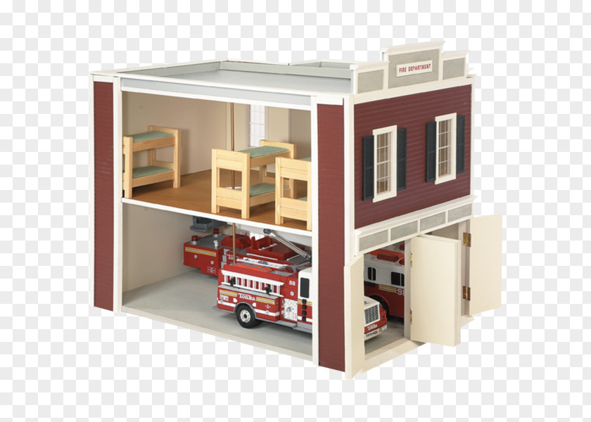 Toy Dollhouse Fire Station Engine Kidkraft PNG