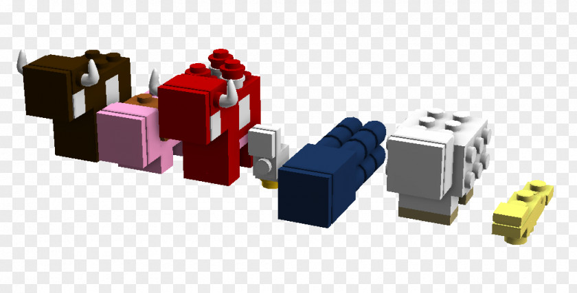 Minecraft Lego Sheep Minifigure PNG