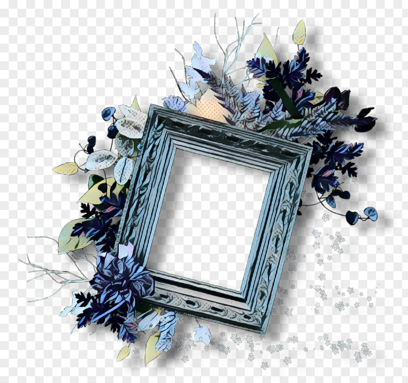 Picture Frames Flower Purple Image PNG