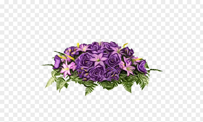 Violet Family Anthurium Purple Watercolor Flower PNG