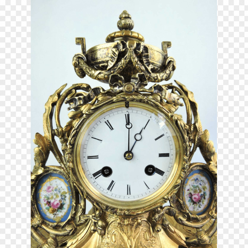 Hand-painted Decoration Clock Metal Watch 01504 Antique PNG