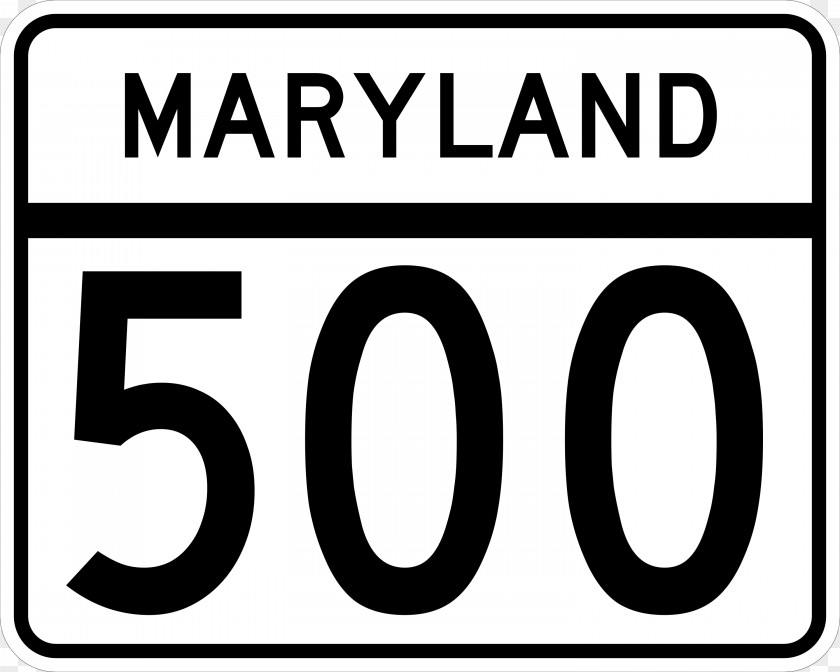 Maryland Route 200 300 800 Vehicle License Plates 500 PNG