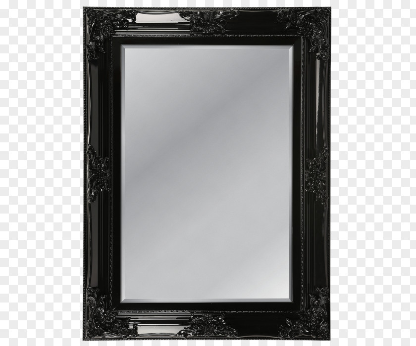 Mirror Picture Frames White Baroque House PNG