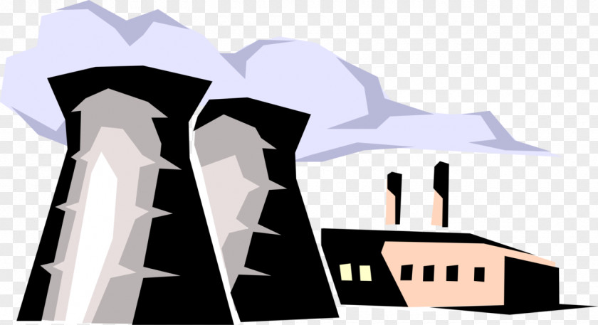 Power Station Illustration Nuclear Plant PNG