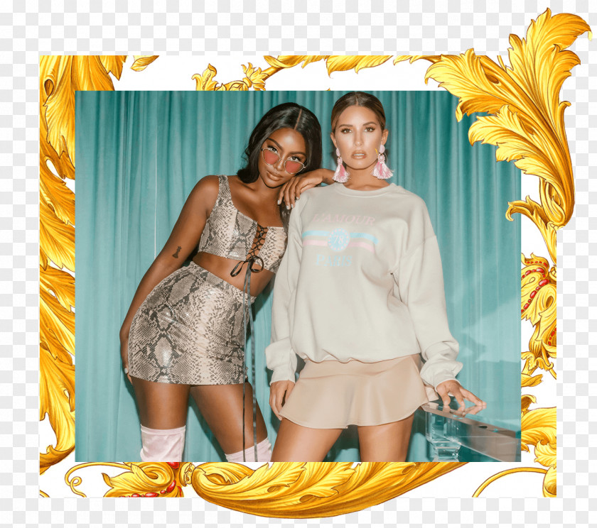 Sweet 15 Lookbook PrettyLittleThing United States Landing Page Photomontage PNG