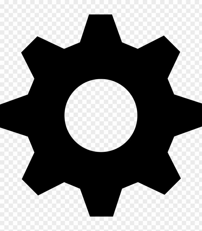 Black And White Symbol Flat Design PNG