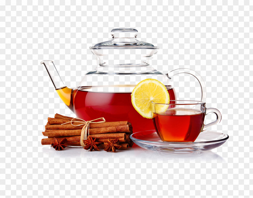 Glass Tea Ginger Fruit Slices Spices Green Turkish Bubble PNG