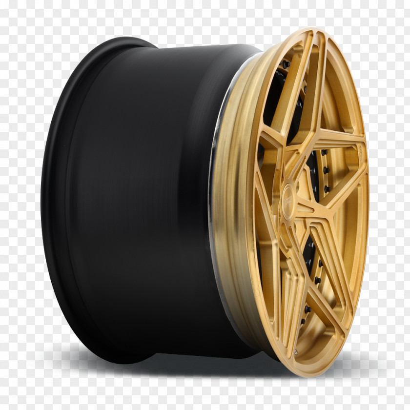 Matte Custom Wheel Forging Rim Tire PNG