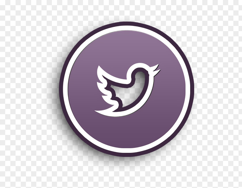 Symbol Purple Social Media Icon Twitter PNG
