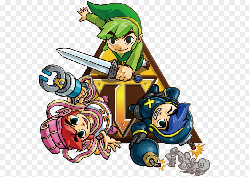 The Legend Of Zelda: Tri Force Heroes Breath Wild Link Triforce PNG