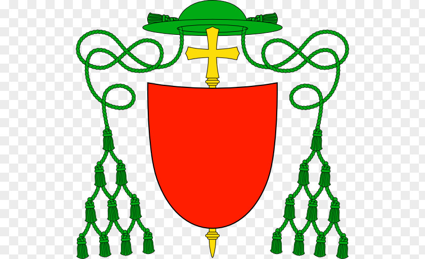 Capelo Escutcheon Cardinal Bishop Heraldry Galero PNG