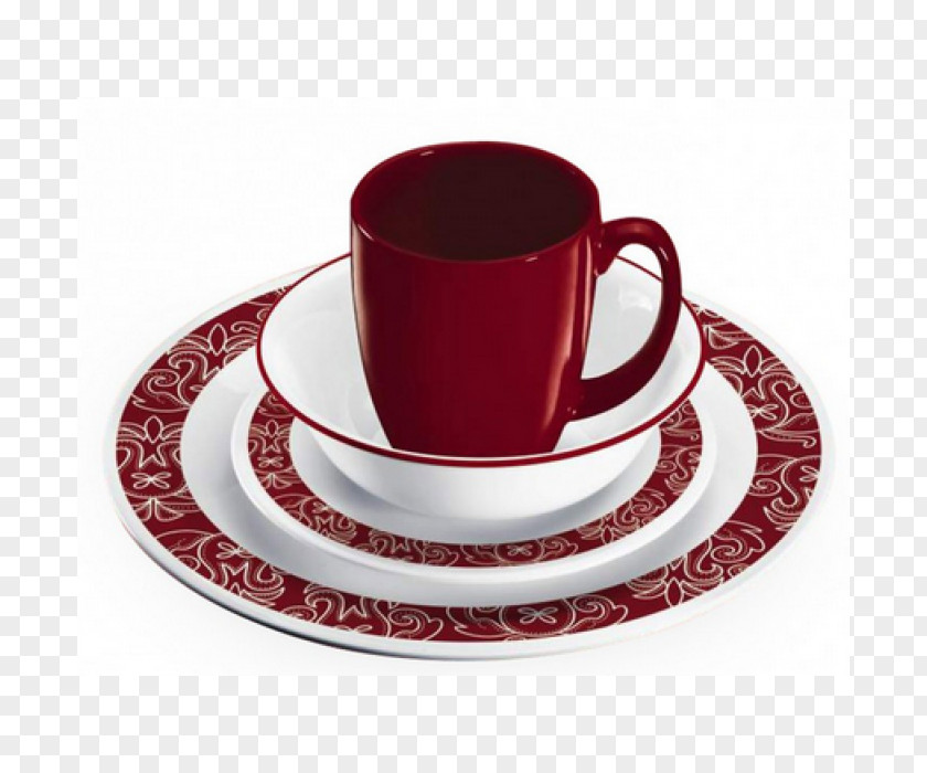 Dishes Set Corelle Tableware Plate Coffee Cup PNG