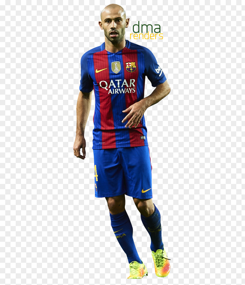 Javier MASCHERANO Luis Suárez FC Barcelona Jersey Sport Football PNG