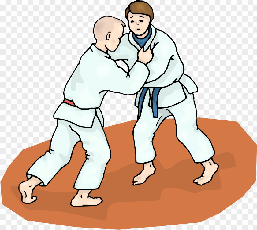 Judo Cartoon Clip Art Illustration Free Content Openclipart PNG