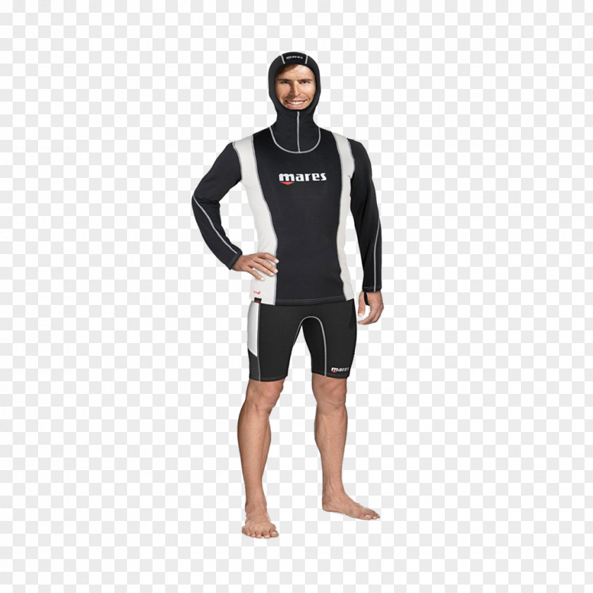 Long Exposure Rash Guard Mares Underwater Diving Wetsuit Equipment PNG