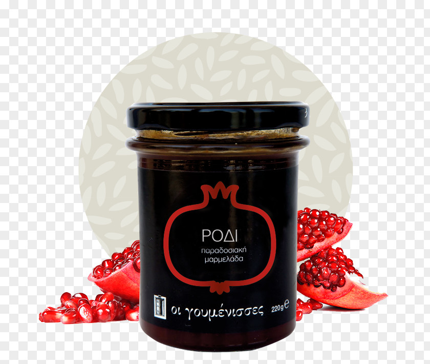 Pomegranate Sauce Greece Marmalade Jam Greek Cuisine Chokeberry PNG