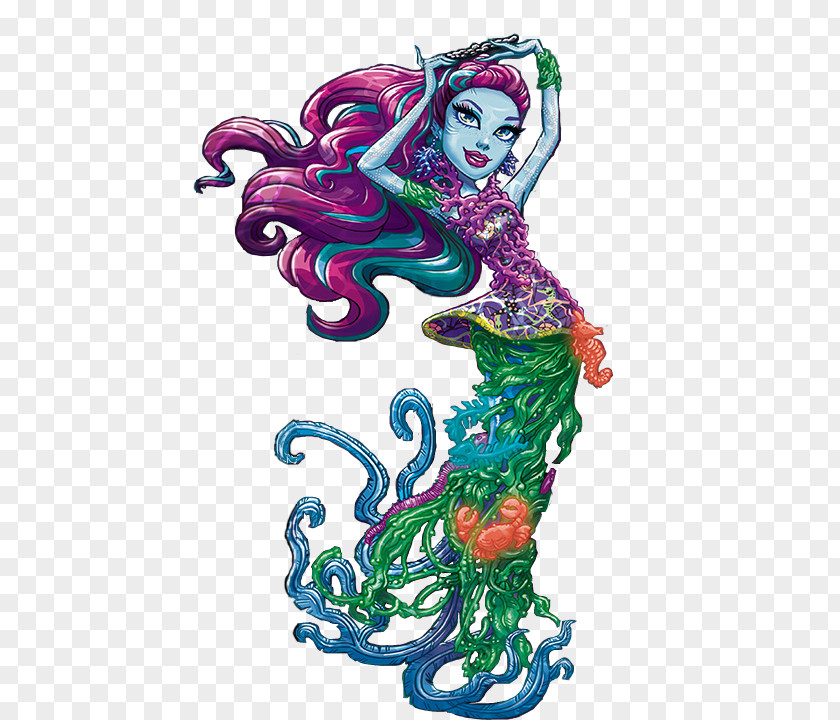 Reef Ghoul Monster High Doll Ever After PNG