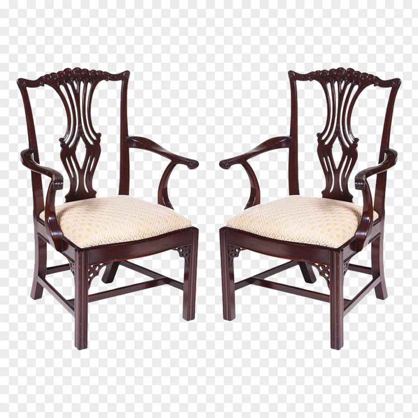 Table Chair Antique 18th Century Design PNG