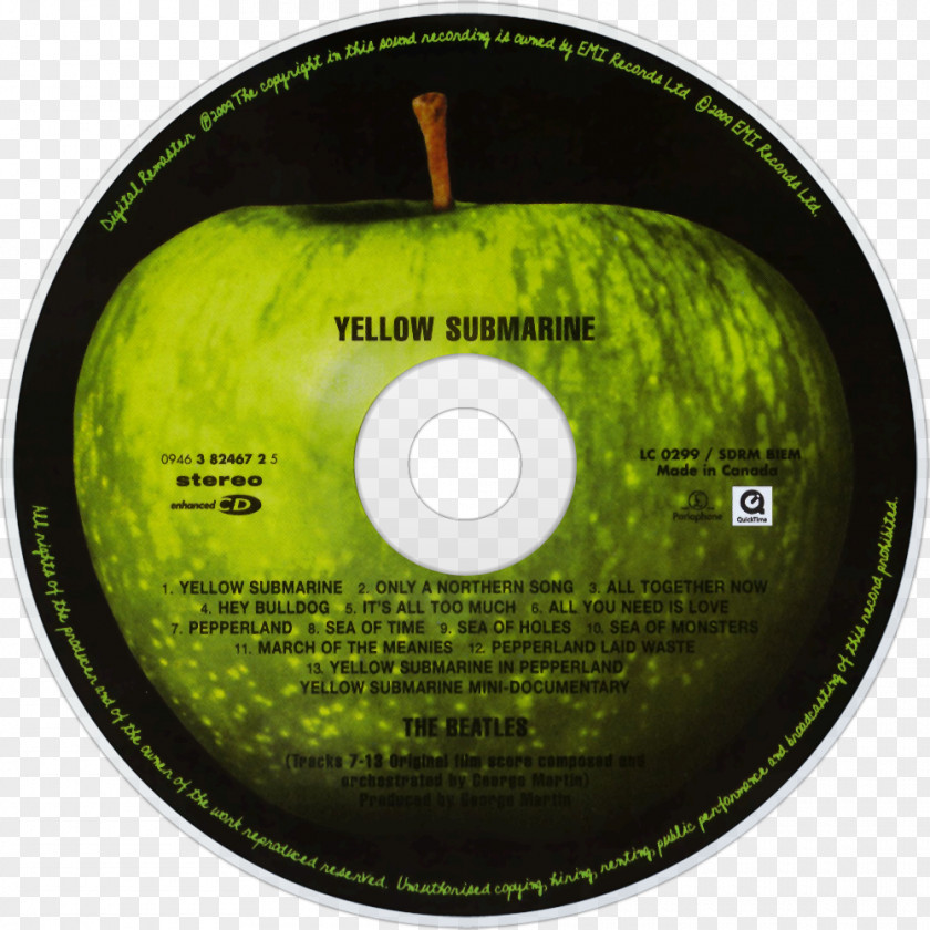 Yellow Submarine The Beatles Box Set In Mono Abbey Road Apple Records PNG