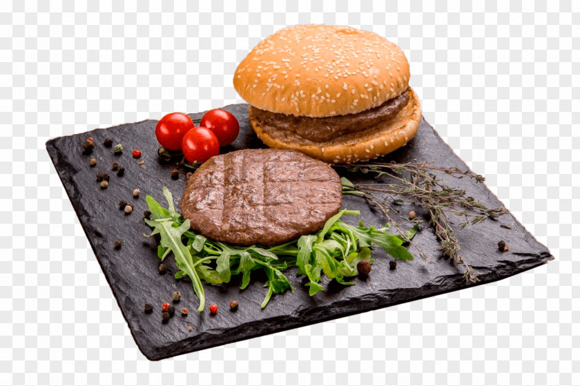 Beef Burger Patty Hamburger Cheeseburger Fast Food Barbecue PNG