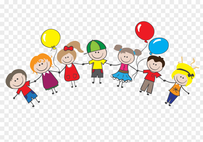 Cartoon Student Child Birthday Greeting Card Party Icon PNG