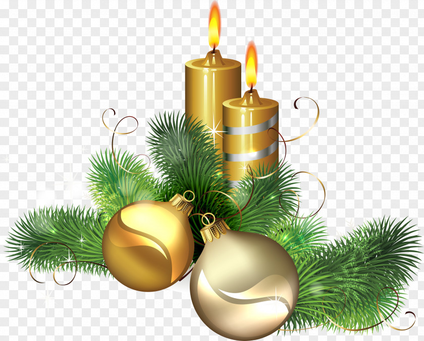 Christmas Candle Image Icon Clip Art PNG