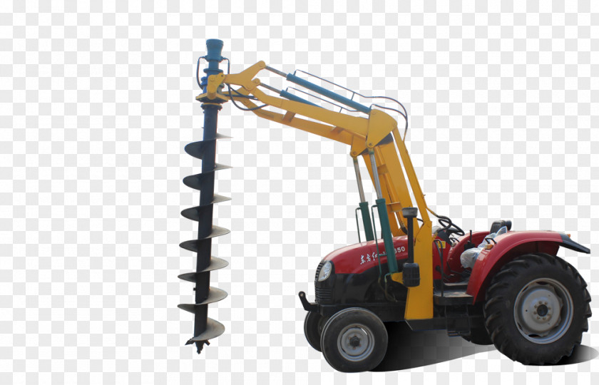 Excavator Agricultural Machinery Utility Pole Tractor PNG