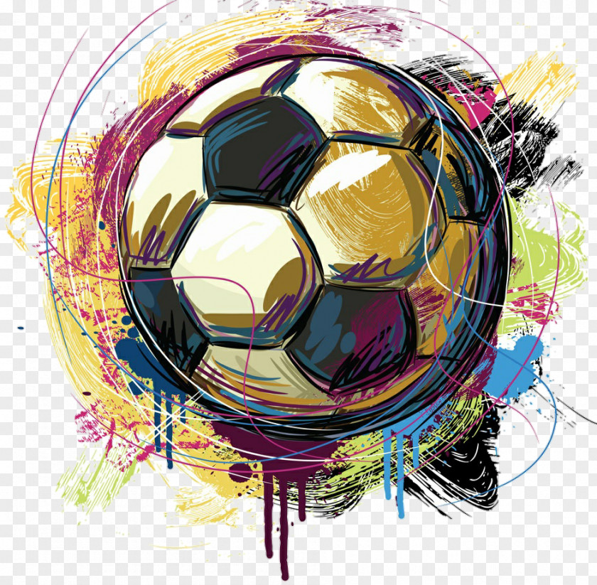 Football Illustration American World Cup Vector Graphics PNG