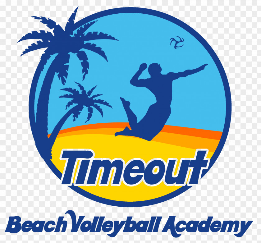 Master Logo Timeout Beach Volleyball Academy PNG