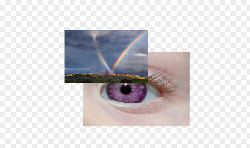 Rainbow Eye Tornado Nature Mutation PNG