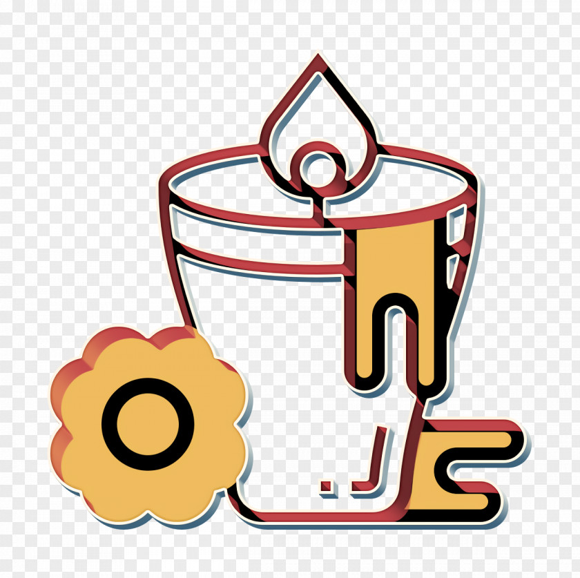 Spa Element Icon Yoga Candle PNG