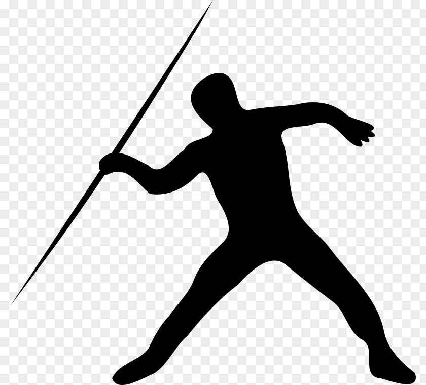 Sports Silhouettes Javelin Throw Track & Field Sport PNG