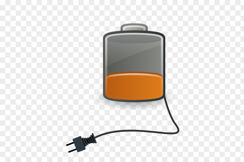 Technology Orange Battery Cartoon PNG