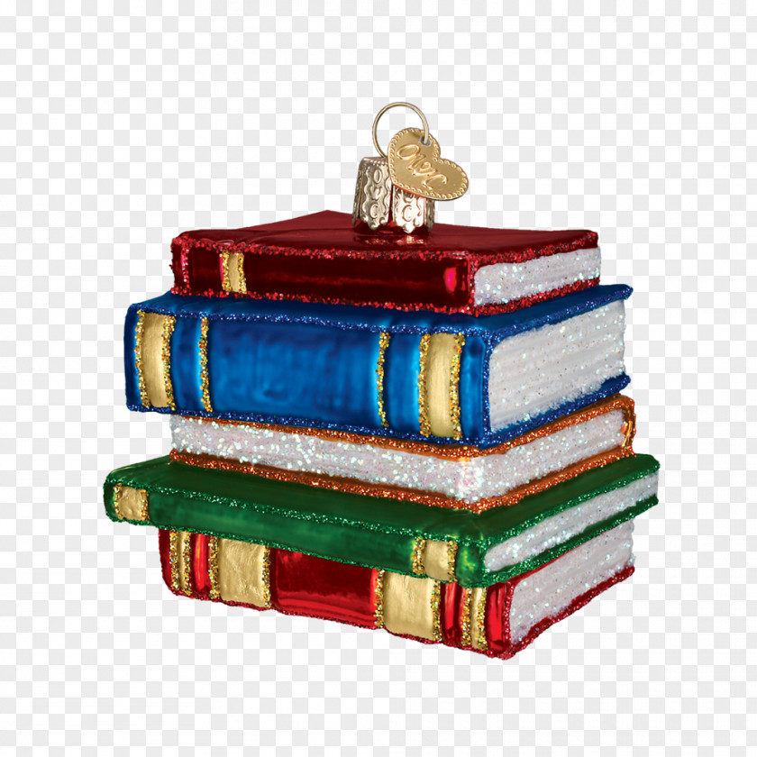 Bookworm Christmas Ornament Book Tree Hobby PNG