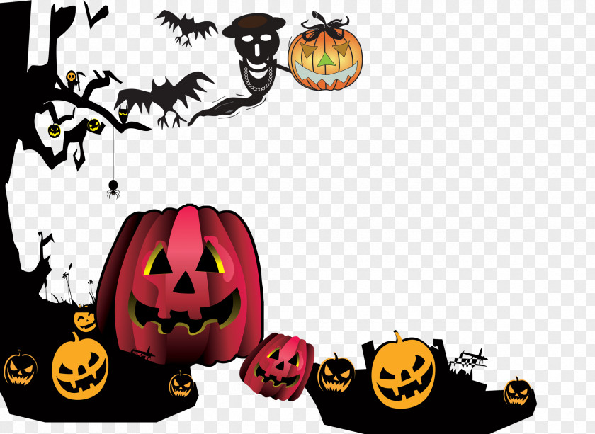 Funny Halloween Pumpkins PNG