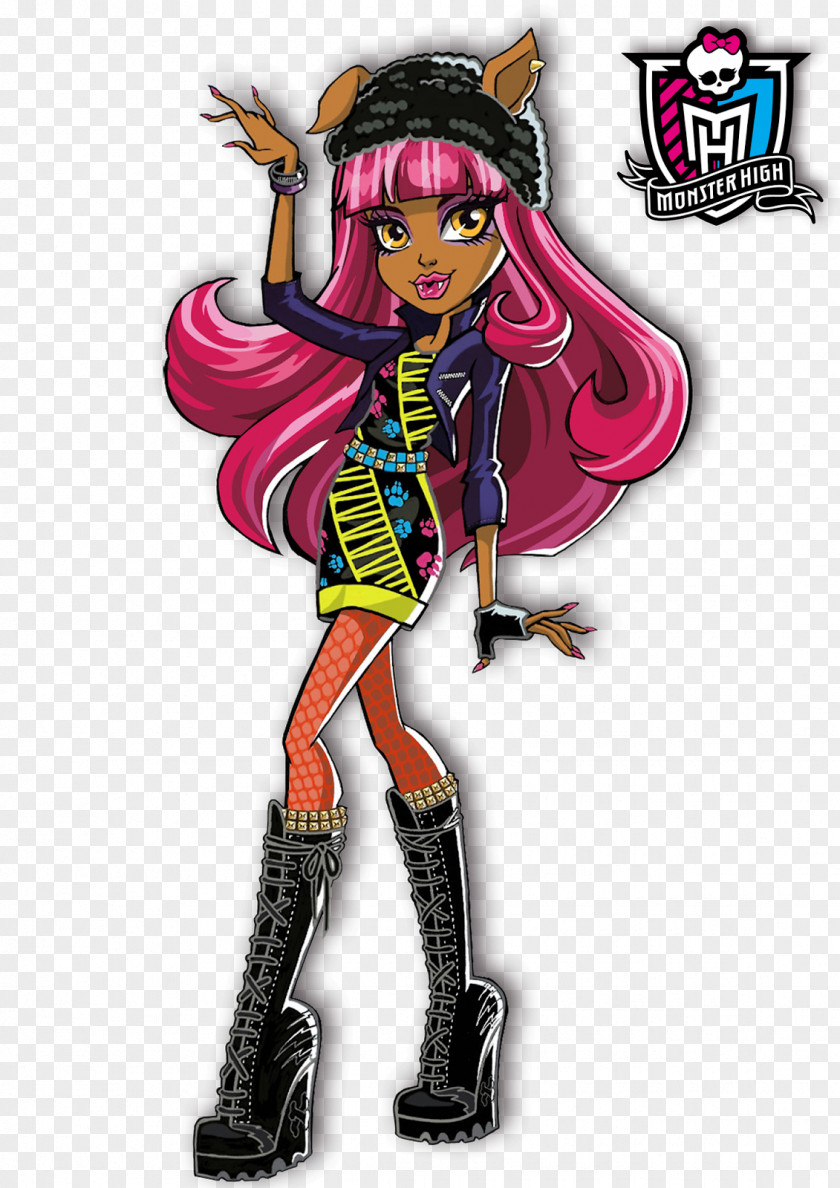 Ji Monster High Doll Frankie Stein Clawdeen Wolf Lagoona Blue PNG