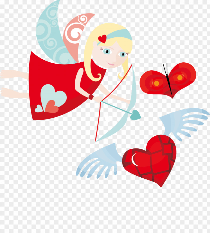 Love Cupid Valentine's Day Valentines Cdr Icon PNG