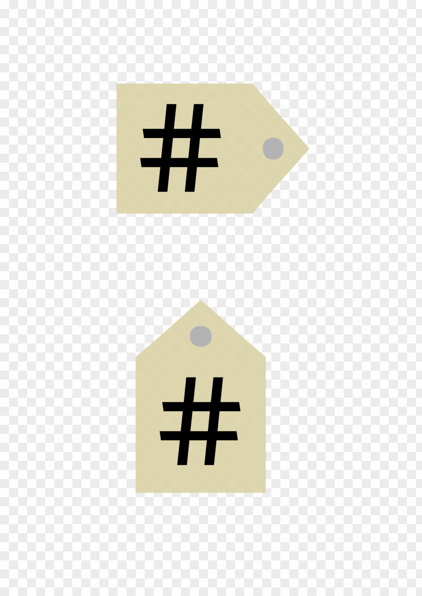 Nametag Hashtag PNG