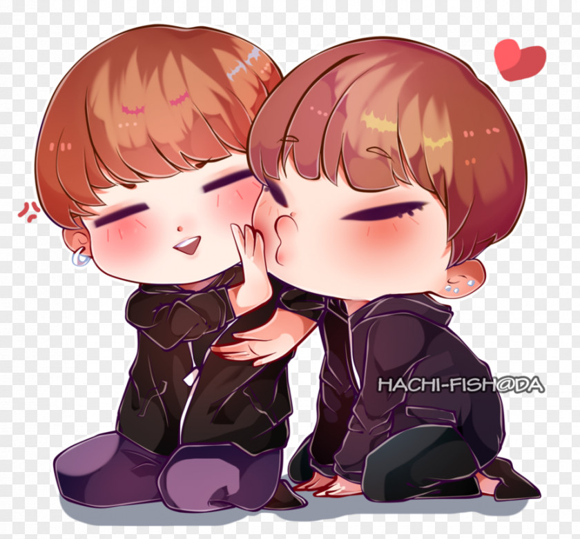 Vkook Blood Sweat & Tears Fan Art Character DeviantArt Kiss PNG