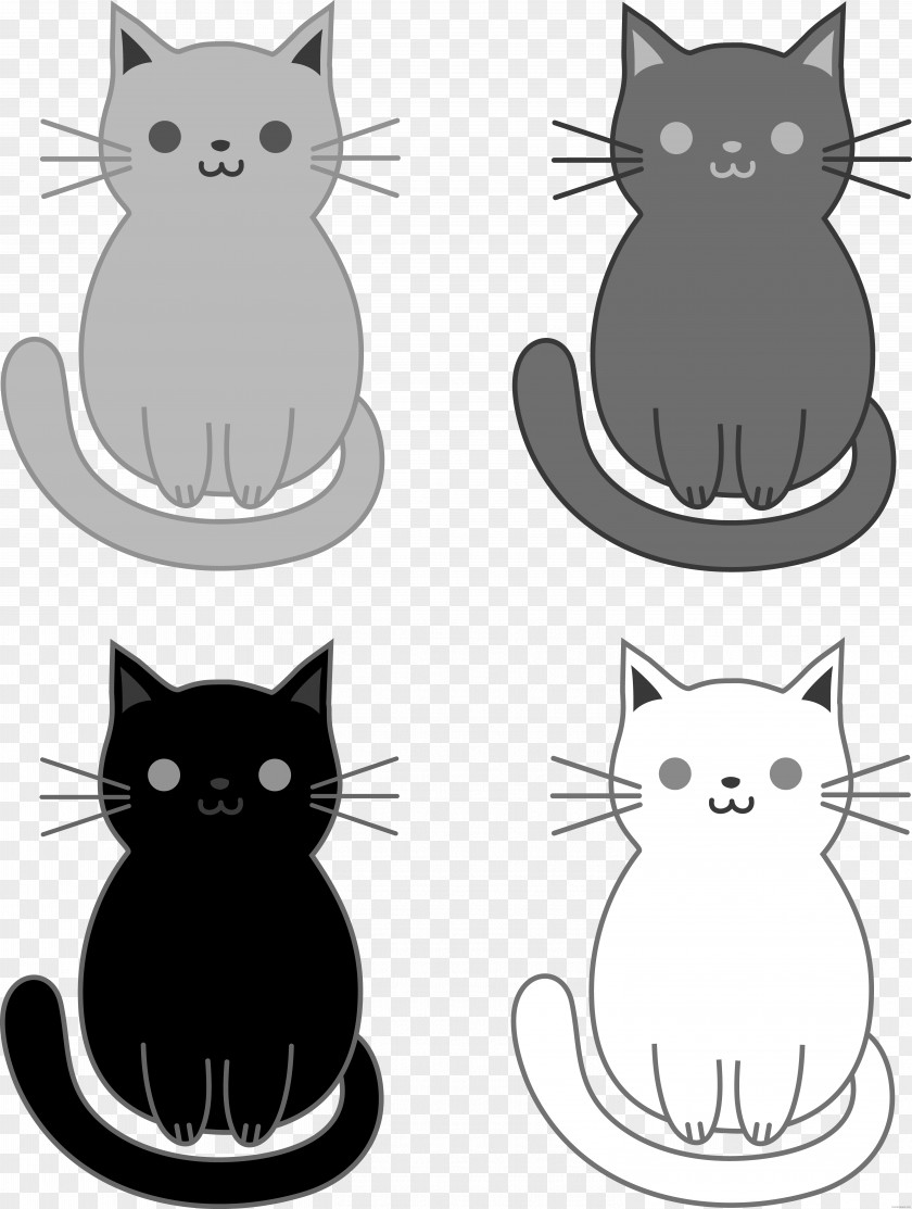 Cat Kitten Felidae Cartoon Clip Art PNG