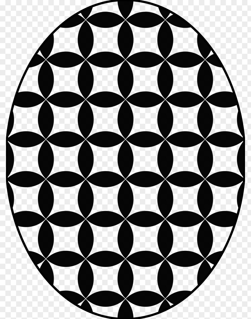 Circle Geometry Ornament Pattern PNG