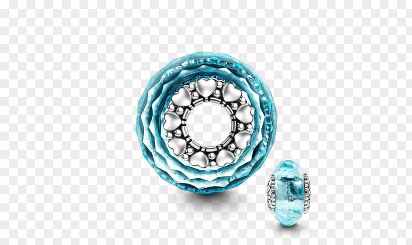 Glass Murano Charm Bracelet Bead PNG