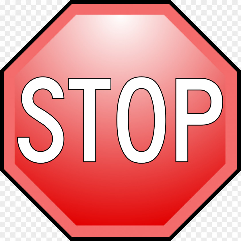 Stop Sign Traffic Warning Road PNG
