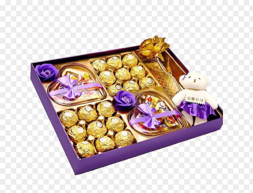 Chocolate Gift Box Packaging And Labeling PNG