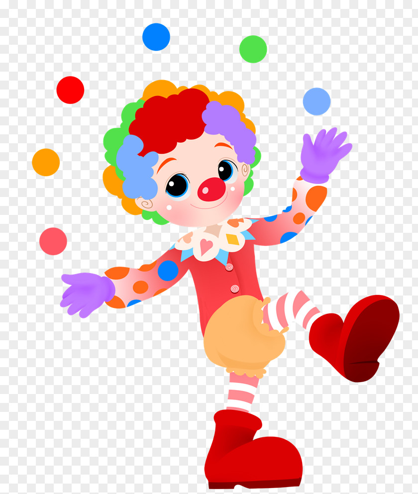 Clown Clip Art Image Drawing Illustration PNG