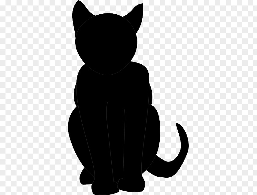 Lucky Cat Cartoon Black Clip Art Vector Graphics Openclipart PNG