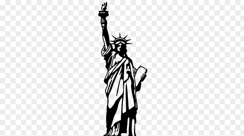 Statue Of Liberty Travel Wall Decal Sticker PNG